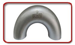 ASTM-A234 WPB Mild Steel 180° SR Elbow Buttweld Fittings
