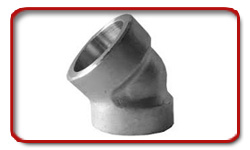 ASTM-A350 WPB MS Socketweld Fittings 45° Elbow